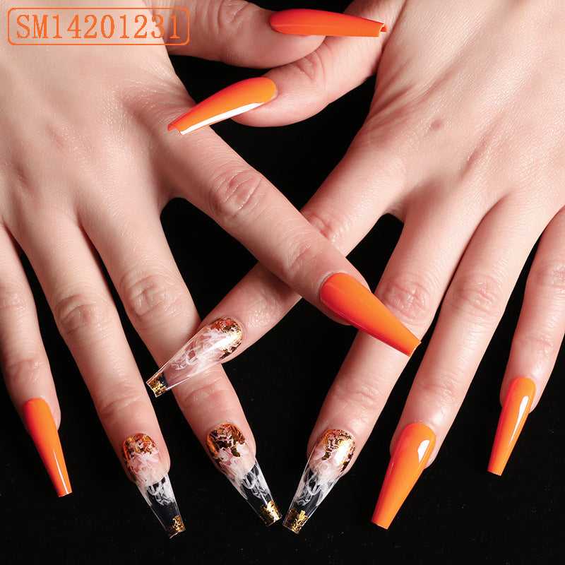Assemble Ballet Nails, Trapezoidal Coffin, Fake Nails, Wear Nail Art Patches Assemble Ballet Nails, Trapezoidal Coffin, Fake Nails, Wear Nail Art Patches